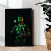 Shadab Khan - cricket wall art